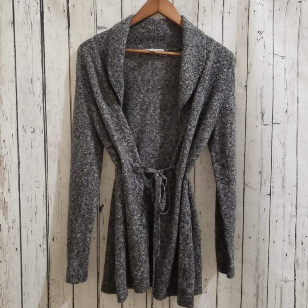 (LG) Motherhood Maternity Tie Up Sweater | Adjustable waist | Warm Sweater |